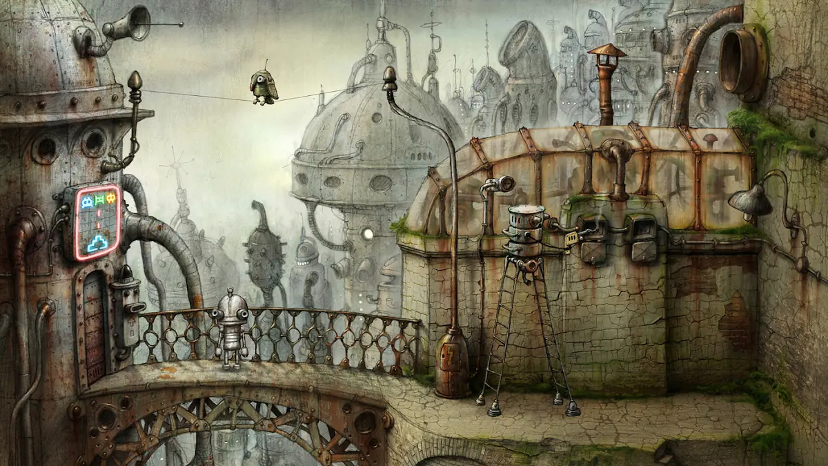 Puzzle room in Machinarium